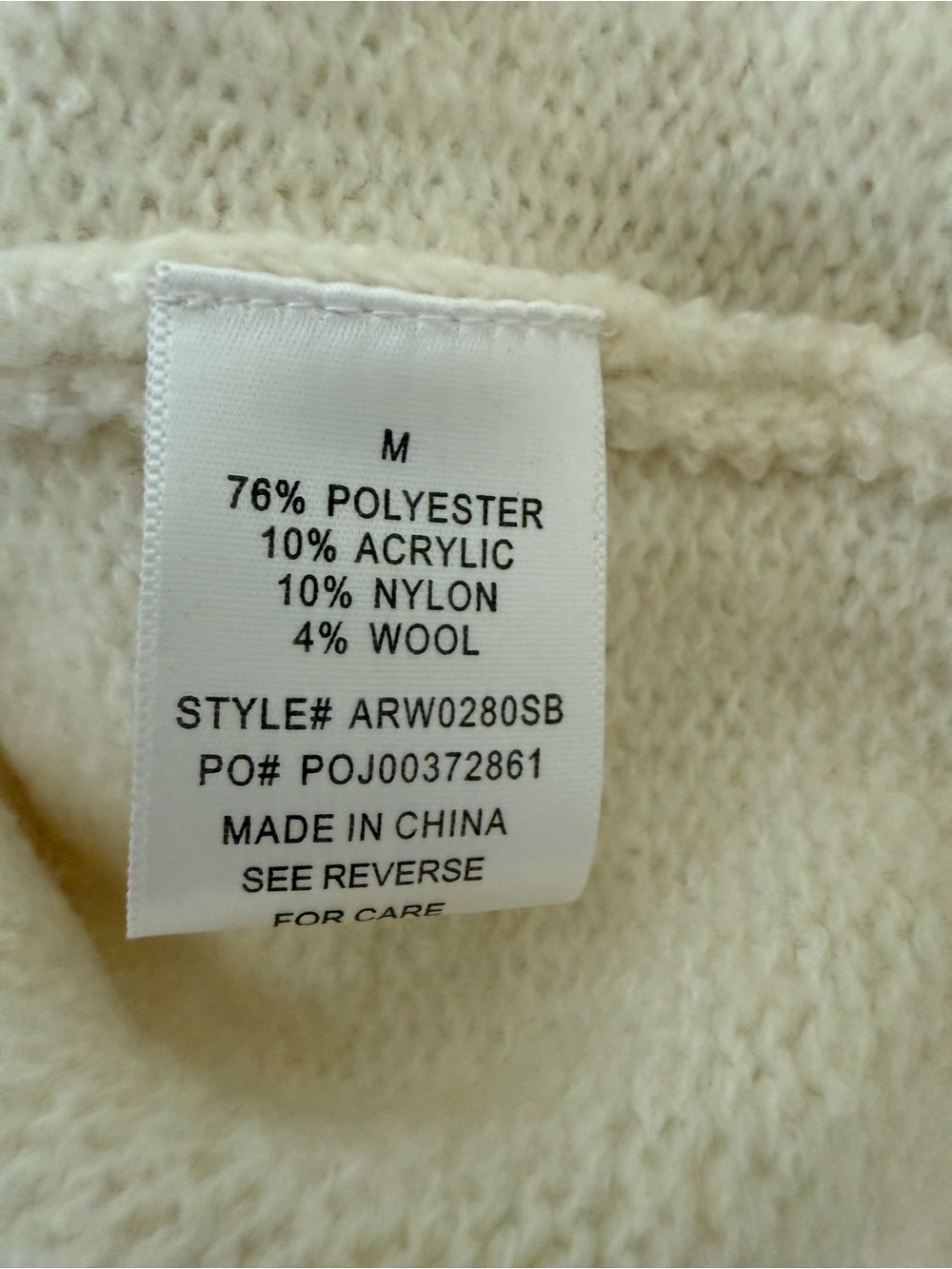 Bailey Rose Dog Sweater size Medium Cream Dachshund - Picture 6 of 8